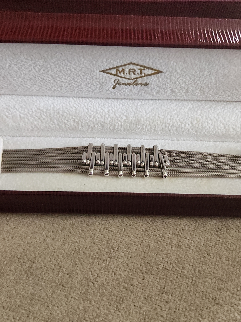 Silver-Tone Women’s Multi-Row Cuff Bracelet